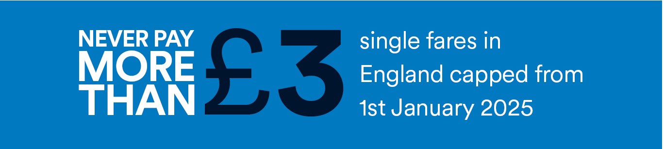 Banner advertisment for bus fares